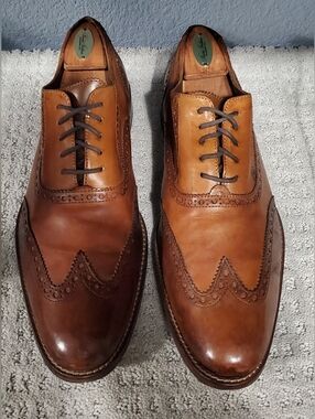 Cole Haan  Cambridge Wingtip Grand OS Oxfords Shoes Brown Leather Men Size 11 M